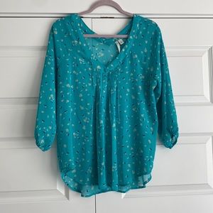 LC Lauren Conrad 3/4 Sleeve Blouse